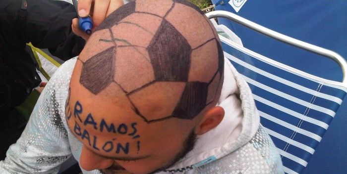 El balón de Sergio Ramos