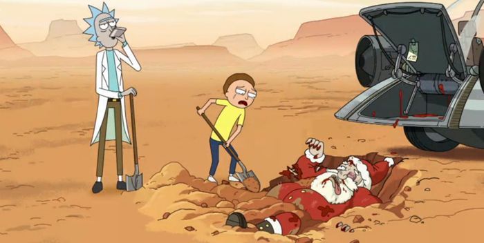 Especiales navideños animados - Rick and Morty